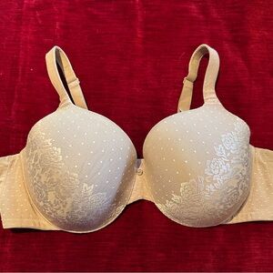 Soma Beige lightly Padded Lace Bra